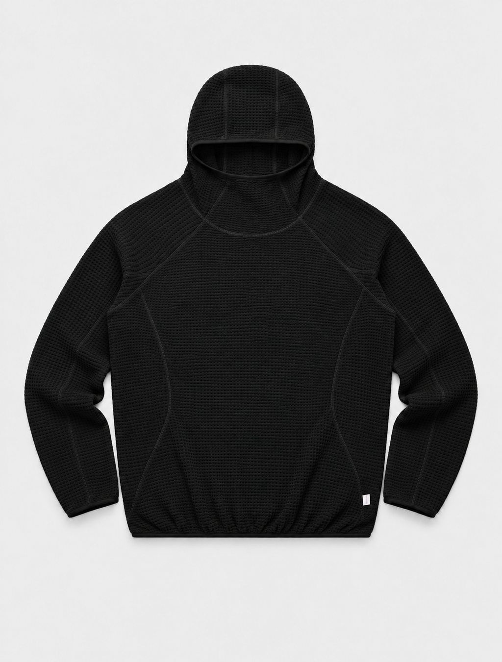 Lightweight Grid Texture Hoodie